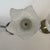 Frosted Glass Tulip Tea Light Candle Holder with Brass Stems - 3 Large 9" Medium 8" Small 7"