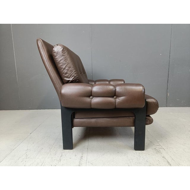 Leather Armchairs, Denmark, 1960s, Set of 2 For Sale - Image 10 of 16