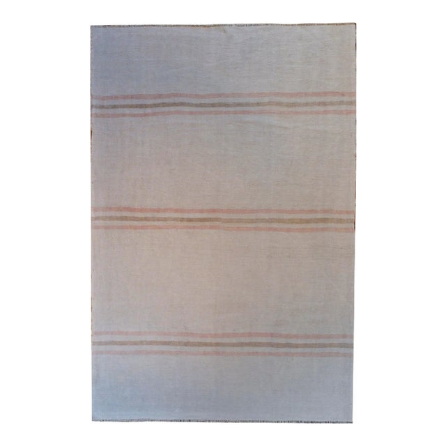 Vintage Mid Century Turkish Konya Kilim Rug For Sale