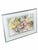 1989 Signed Abstract Floral Watercolor in New Silver-Tone Frame For Sale - Image 4 of 16