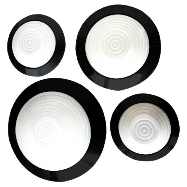 Vintage Ceiling Lights by Ezio Didone for Arteluce, Set of 4 For Sale