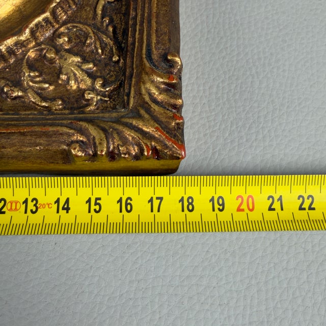 Unknown, Miniature Landscapes, 1950s, Oil on Copper, Framed, Set of 2 For Sale - Image 11 of 12