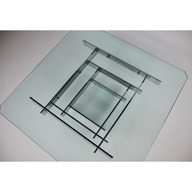 Habitat Mid-Century Modern Chrome Stacked Coffee Table by Paul Mayen for Habitat For Sale - Image 4 of 7