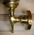 1950's French Regency Bronze Hand Fist Torch Wall Sconce With Flame Shade For Sale - Image 10 of 14