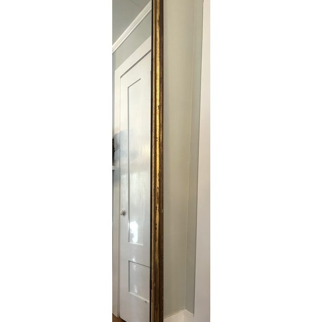 Gold 19th Century Tall French Gilt Mirror For Sale - Image 8 of 9