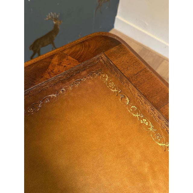 Antique Writing Table in Mahogany, 1850 For Sale - Image 4 of 12