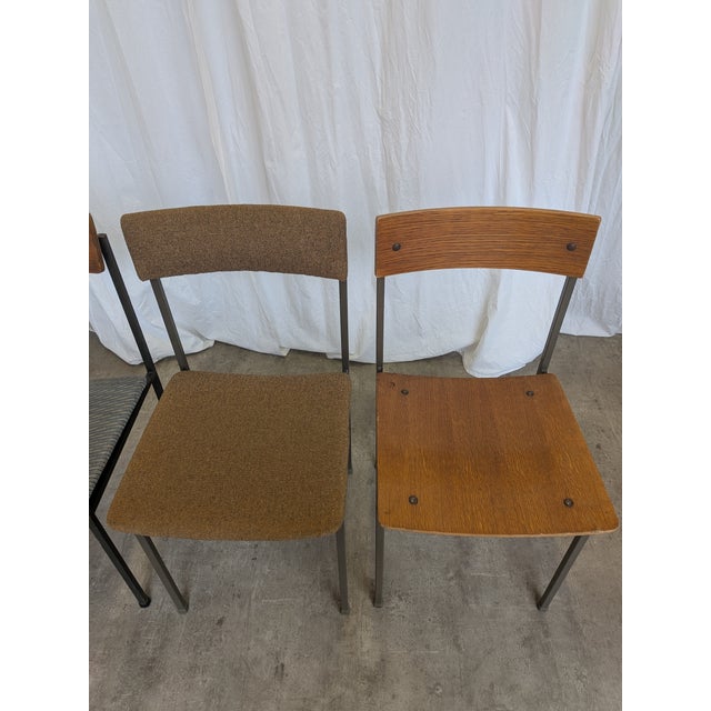 Metal Vintage Industrial Dining Chairs from Stool Kamnik, 1970s, Set of 4 For Sale - Image 7 of 18