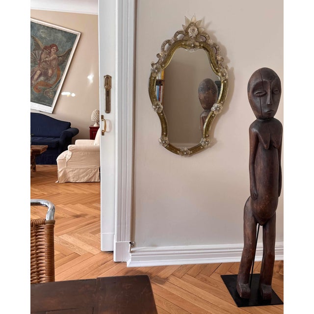 Venetian Murano Glass Mirror For Sale - Image 3 of 4