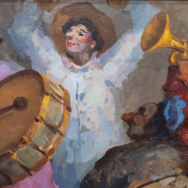 José María García Fernández, Carnavales, Castilviejo, 1960s, Oil on Canvas, Framed For Sale - Image 14 of 18