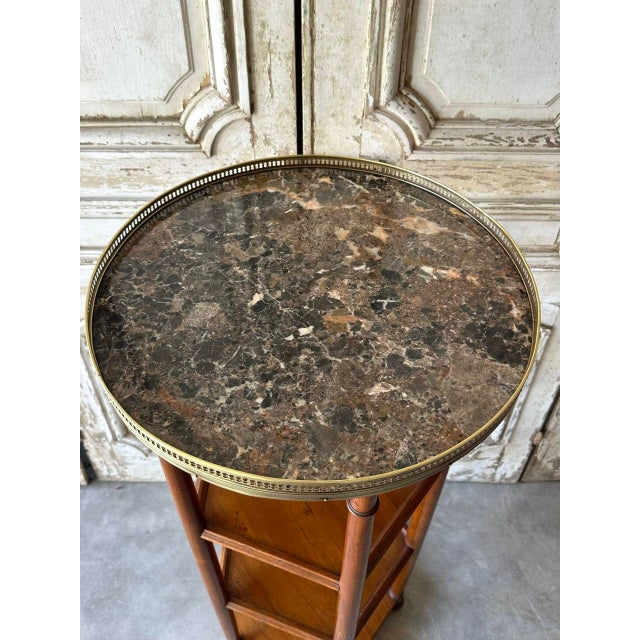 Small Cherrywood Shelf, 1960s For Sale - Image 9 of 11