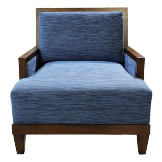 HBF 'Barbara Barry' Blue Lounge Chair - Blue For Sale