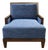 HBF 'Barbara Barry' Blue Lounge Chair - Blue For Sale