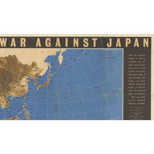 Vintage The War Against Japan Poster, 1944 For Sale - Image 9 of 11