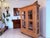 Antique Farmhouse Display Cabinet in Natural Wood For Sale - Image 9 of 10