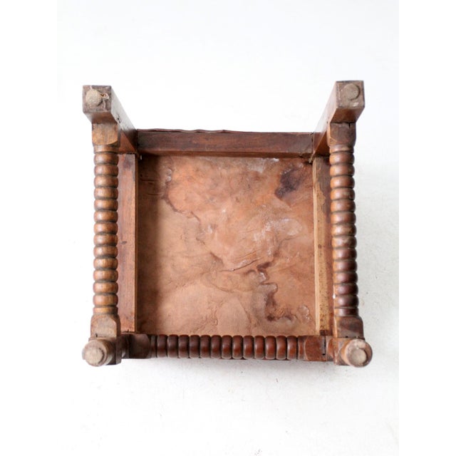 Antique Leather Ranch Chair For Sale - Image 4 of 13