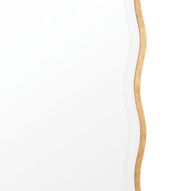 2020s Regina Andrew Candice Wavy Scallop Mirror, Rectangle For Sale - Image 5 of 6