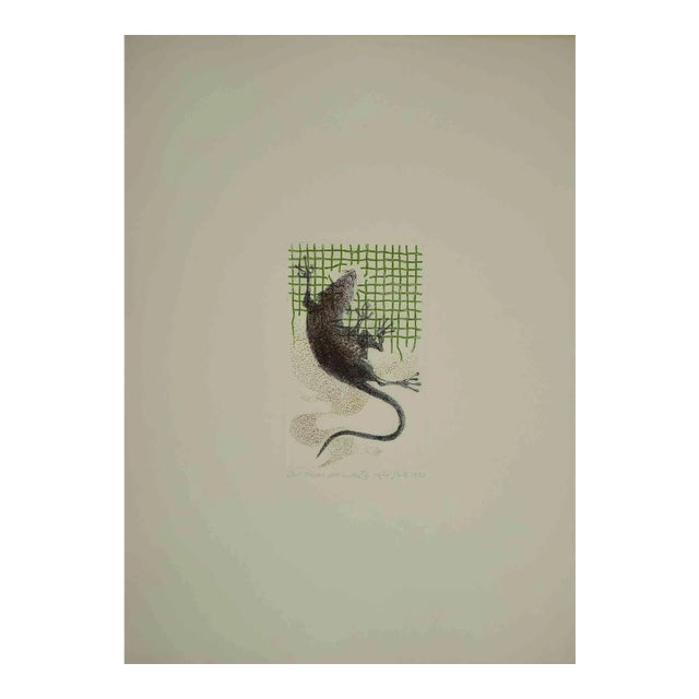 Leo Guida, from the Authors Press, Etching, 1973 For Sale