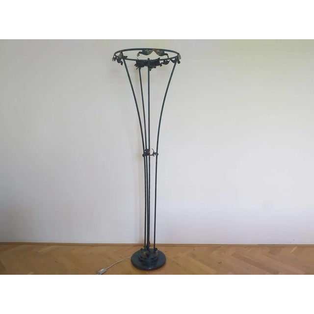 Floor Lamp in Art Nouveau Style, 1950s For Sale - Image 3 of 13