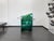 The green King armchair by Gaetano Pesce, 2003, made by Zerodisegno, is part of the nobody's perfect collection, hand-...