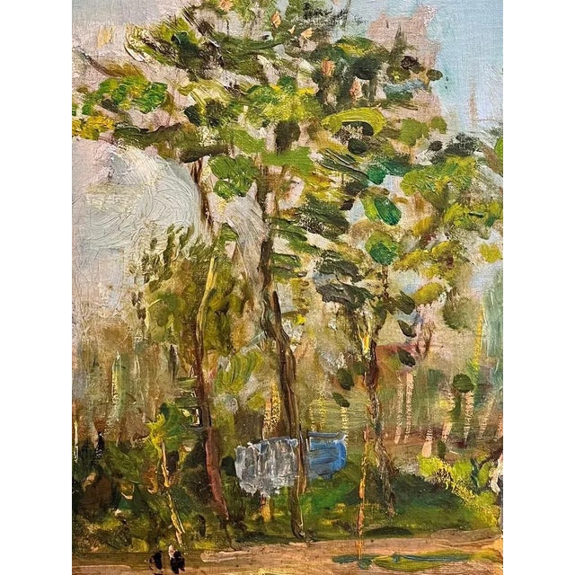 Unknown Artist, The Farm, Oil on Canvas For Sale - Image 6 of 13