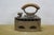 Late 19th Century Antique Lion Head Delphin Dolphin Coal Brazier Clothing Iron & Trivet 9" For Sale - Image 5 of 18
