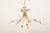 Mid-Century Brass Opaline Glass Chandelier by Rupert Nikoll, 1955 For Sale - Image 6 of 14