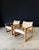 Vintage Design "Diana" Safari Chair set by Karin Möbring for Ikea. These are designed in the 1970's. This armchair set is...