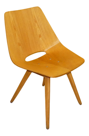 Vintage Bent Plywood Chair from Thonet, 1950s