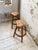 Vintage Oak Stools by Henri Bataille, 1960s, Set of 2 For Sale - Image 13 of 18