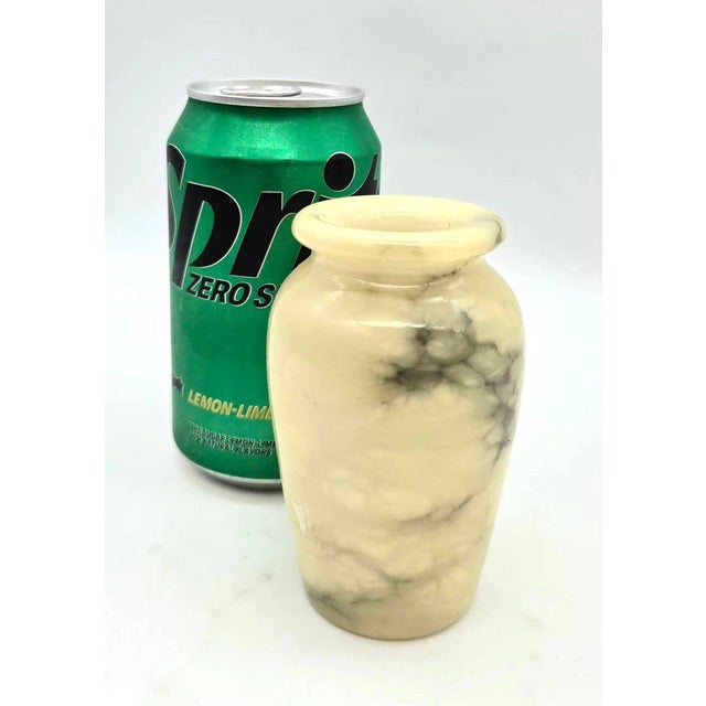 Stone Vintage Alabaster Bud Vase For Sale - Image 7 of 10