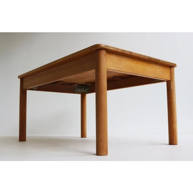 Vintage Oak Coffee Table by Borge Mogensen, 1950 For Sale - Image 9 of 11
