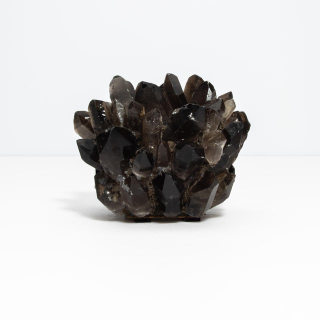 Modern Votive Holder in Smoky Quartz Classic For Sale - Image 3 of 7
