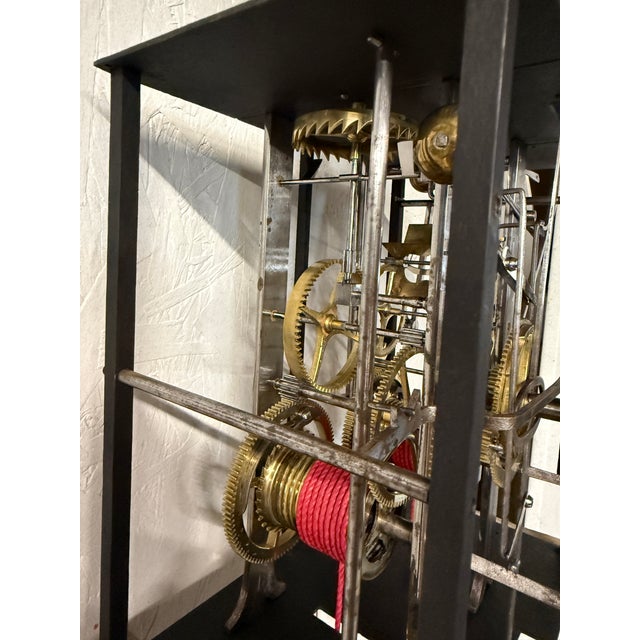A Late 19th Century Morbier Works for a Tall Case Clock From Jobert Horloger at St Laurent Mâcon For Sale - Image 11 of 15