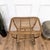 Brown Italian Bamboo Rattan Side Table by Tito Agnoli, 1960s For Sale - Image 8 of 10