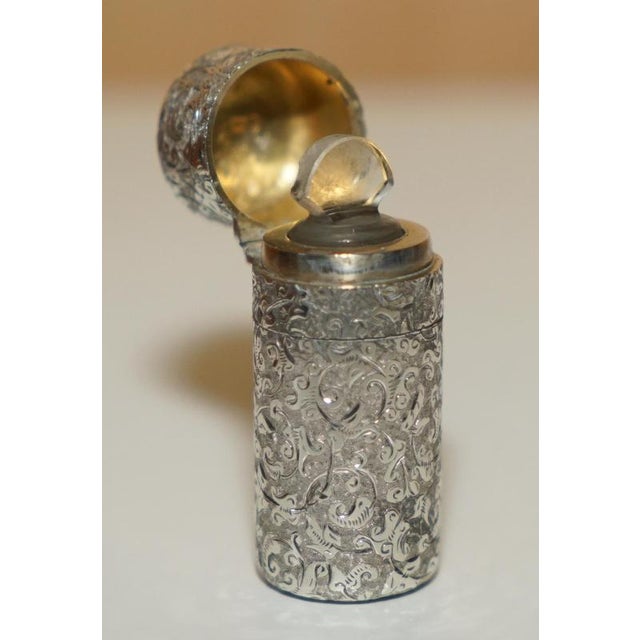 Sterling Silver Scent Bottle, 1881 For Sale - Image 6 of 9