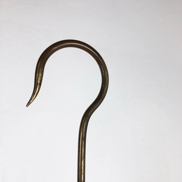 Mid-Century Modern French Metal Umbrella Stand in the style of Mathieu Matégot, 1960s For Sale - Image 11 of 14