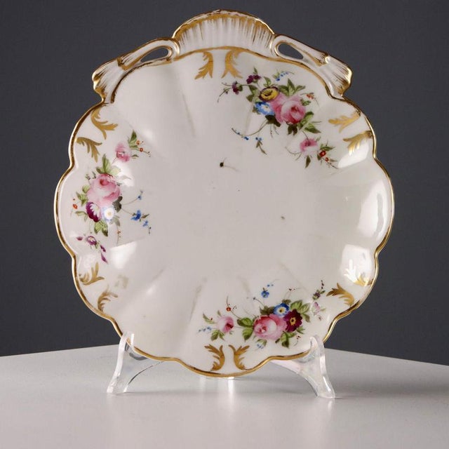 Porcelain Saucers, Set of 3 For Sale - Image 3 of 16