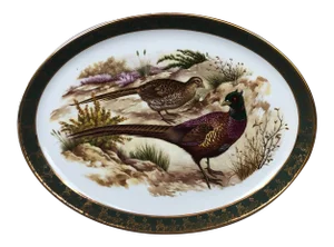 Brooks Brothers Decorative Pheasant Game Bird Serving Platter