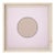 Pastel Lavender-Pink Abstract Minimal Circle Art Print by Emily Keating Snyder | 20 X 20 Print in Wood Frame For Sale