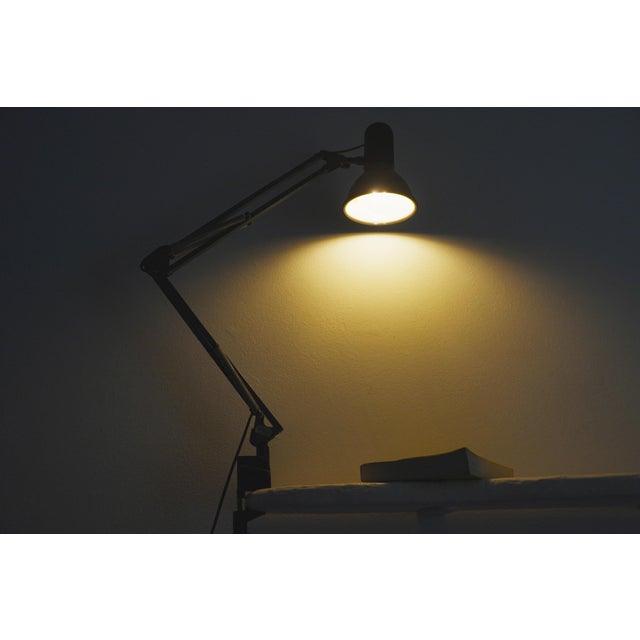 Spanish Swing Arm Green Architect Desk Lamp from Fase, 1980s For Sale - Image 17 of 18
