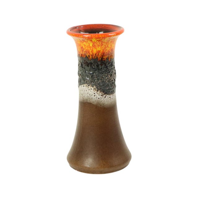Ceramic Vintage Fat Lava Vase from Jasba, West Germany, 1960s For Sale - Image 7 of 11
