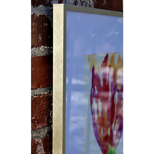 Tulips Watercolor Paintings - a Set of Two For Sale - Image 10 of 13
