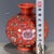 Late 20th Century Vintage Chinese Coral Ground Famille Rose "Lotus Scroll" Miniature Vase, Qianlong Mark For Sale - Image 5 of 9