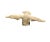 Alabaster Late 20th Century Italian Santini Alabaster Eagle Sculpture on Marble Base, 14"h For Sale - Image 8 of 10