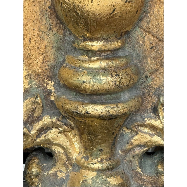 1990s Gold Leaf & Verdigris Newly Painted Table Lamps by Turtle and Crane - Hollywood Regency For Sale In Mobile - Image 6 of 17