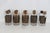 Mid 20th Century Mid 20th Century Cera All Time Greats 5pc Set Highball Cocktail Glasses Black With 22k Gold For Sale - Image 5 of 18