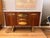 Italian Credenza with Drawers and Brass Detailing, 1950s For Sale - Image 9 of 10