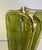 Murano Glass Table Lamps in Ribbed Green Glass and Brass, 2000s, Set of 2 For Sale - Image 14 of 18
