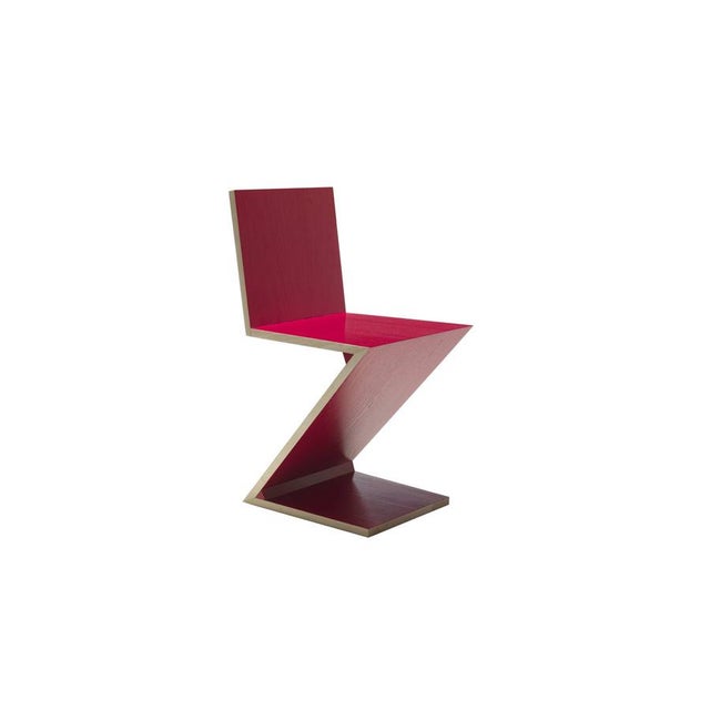 Zig Zag Chair by Gerrit Thomas Rietveld for Cassina, Set of 3 For Sale - Image 3 of 14