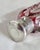 Antique Victorian Bohemian Cut Glass Vanity Scent Bottle with Silver Mount For Sale - Image 13 of 18